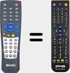 T&eacute;l&eacute;commande pour remplacer REMCON1928