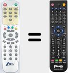 T&eacute;l&eacute;commande pour remplacer REMCON1943