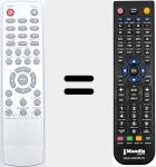 T&eacute;l&eacute;commande pour remplacer REMCON1966