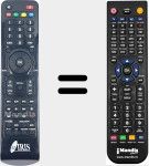 T&eacute;l&eacute;commande pour remplacer REMCON1981