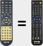 T&eacute;l&eacute;commande pour remplacer REMCON2115