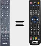 T&eacute;l&eacute;commande pour remplacer REMCON1896