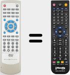 T&eacute;l&eacute;commande pour remplacer REMCON1962