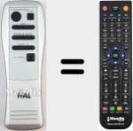 T&eacute;l&eacute;commande pour remplacer REMCON2113