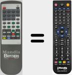 T&eacute;l&eacute;commande pour remplacer RS02-UOC