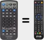 T&eacute;l&eacute;commande pour remplacer RUE-4155