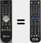 T&eacute;l&eacute;commande pour remplacer DVB4600 (RS7174)