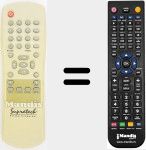 Télécommande pour remplacer VisionIcaro2