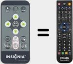 T&eacute;l&eacute;commande pour remplacer RM-NSDPF09A