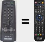 Télécommande pour remplacer RM-Y156 (147563511)