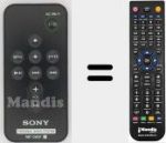 Télécommande pour remplacer RMT-CM5iP (988516842)