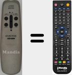 T&eacute;l&eacute;commande pour remplacer CCD-80M