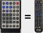Télécommande pour remplacer DSR-0112