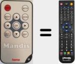 Télécommande pour remplacer 00095290