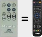 T&eacute;l&eacute;commande pour remplacer RM-SRAP10J