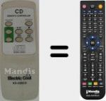 T&eacute;l&eacute;commande pour remplacer KF-AV2000 (KX-226CD)