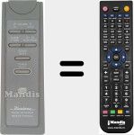 T&eacute;l&eacute;commande pour remplacer LASER1750