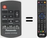 Télécommande pour remplacer RAK-SC989ZM