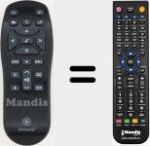 T&eacute;l&eacute;commande pour remplacer PIN002