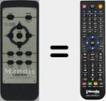 T&eacute;l&eacute;commande pour remplacer RCB-172