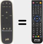 Télécommande pour remplacer Polk (RE91141)
