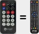 T&eacute;l&eacute;commande pour remplacer REMCON1516