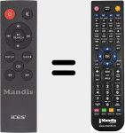 T&eacute;l&eacute;commande pour remplacer REMCON1532