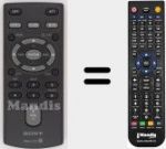 Télécommande pour remplacer RM-X172 (148015024)