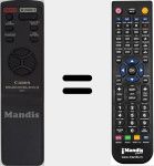 T&eacute;l&eacute;commande pour remplacer 10537A (WL-69)