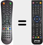 T&eacute;l&eacute;commande pour remplacer 02-26LED115B4