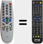 T&eacute;l&eacute;commande pour remplacer 12.1 Mica