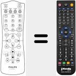 T&eacute;l&eacute;commande pour remplacer REMCON872