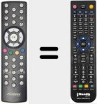 T&eacute;l&eacute;commande pour remplacer REMCON823