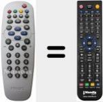 T&eacute;l&eacute;commande pour remplacer REMCON762