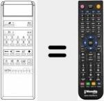 Télécommande pour remplacer REMCON046