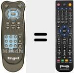 T&eacute;l&eacute;commande pour remplacer REMCON825