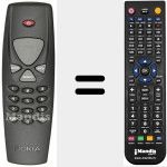 Télécommande pour remplacer REMCON323