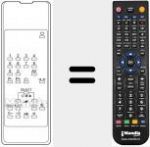 T&eacute;l&eacute;commande pour remplacer REMCON256