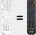 T&eacute;l&eacute;commande pour remplacer REMCON1289