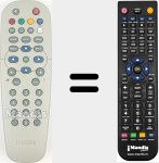 T&eacute;l&eacute;commande pour remplacer RC 19336002 / 01 (312814715161)