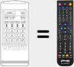 T&eacute;l&eacute;commande pour remplacer REMCON1275