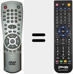 Télécommande pour remplacer REMCON412