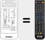 Télécommande pour remplacer 597059E