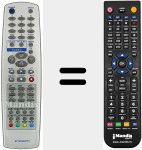 T&eacute;l&eacute;commande pour remplacer 6710V00077V