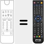 T&eacute;l&eacute;commande pour remplacer REMCON354