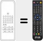 Comandament a dist&agrave;ncia substitut de REMCON708