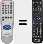 Télécommande pour remplacer TELE PILOT 741C (759550590700)