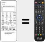 T&eacute;l&eacute;commande pour remplacer REMCON384