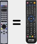 Télécommande pour remplacer RJ9801E