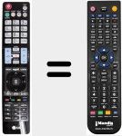 T&eacute;l&eacute;commande pour remplacer AKB72914028